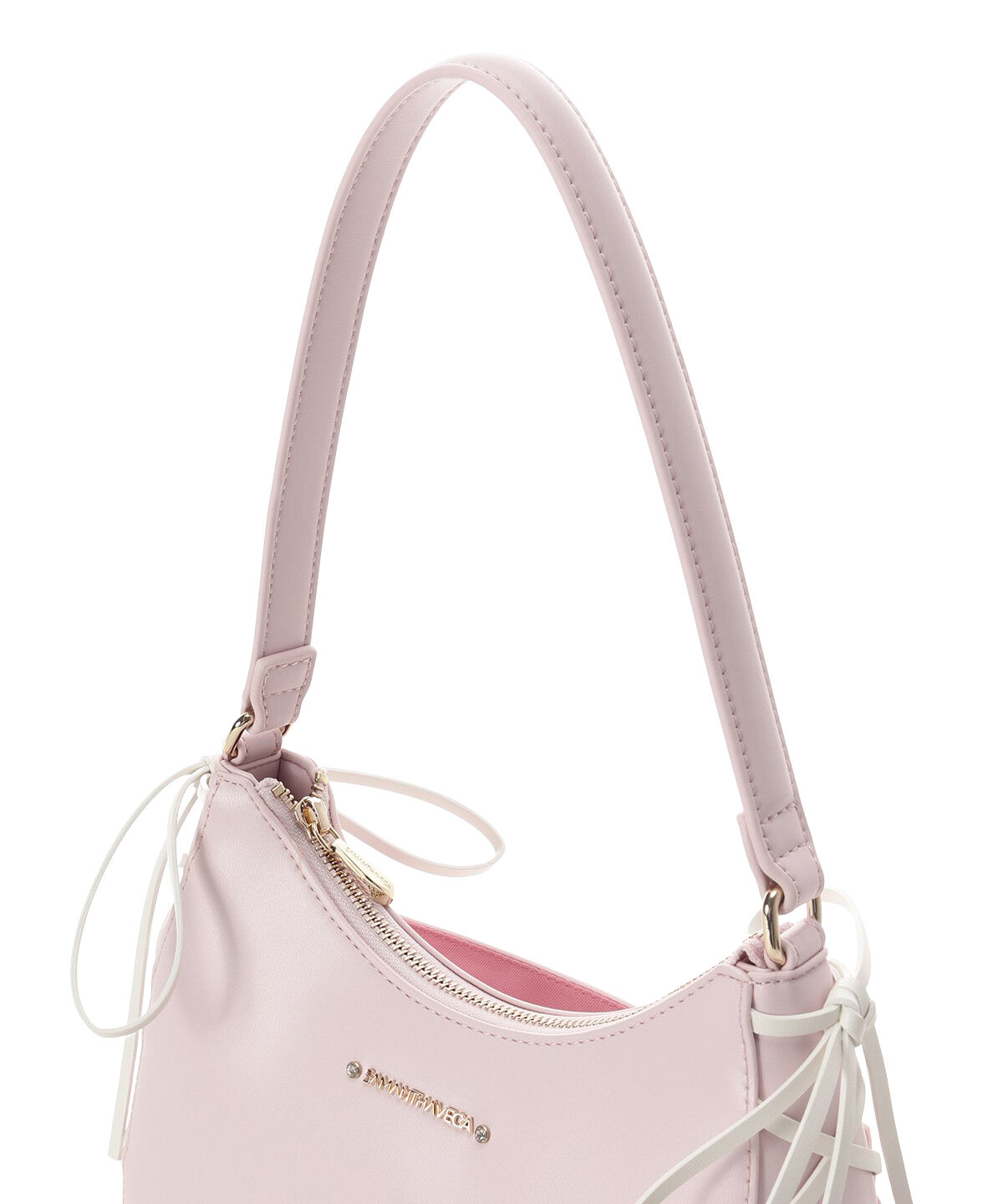 Samantha Vega「バレエコアレースアップワンショルダーバッグ」|ハンドバッグ|