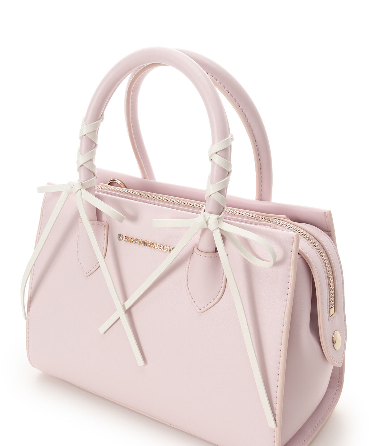 Samantha Vega「バレエコアレースアップハンドバッグ」|ハンドバッグ|