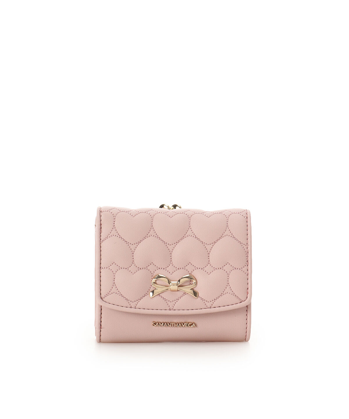 Samantha Vega「エターナルハートキルト折財布」|財布|ピンク