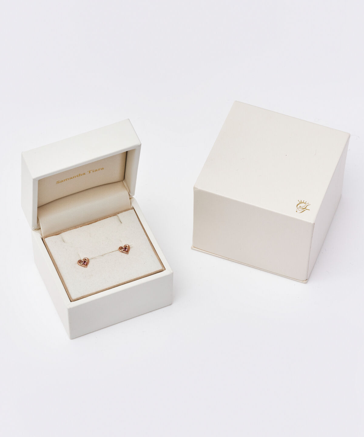 Samantha Tiara「K10PG ハートピアス≪10月 誕生石≫」|ピアス|