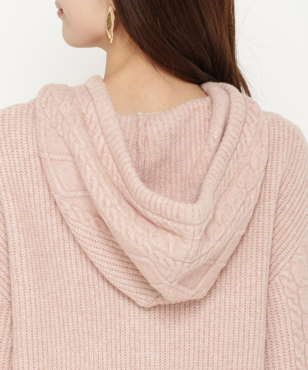 アンドクチュール「ミルドライクケーブルZIPパーカー」|パーカー|