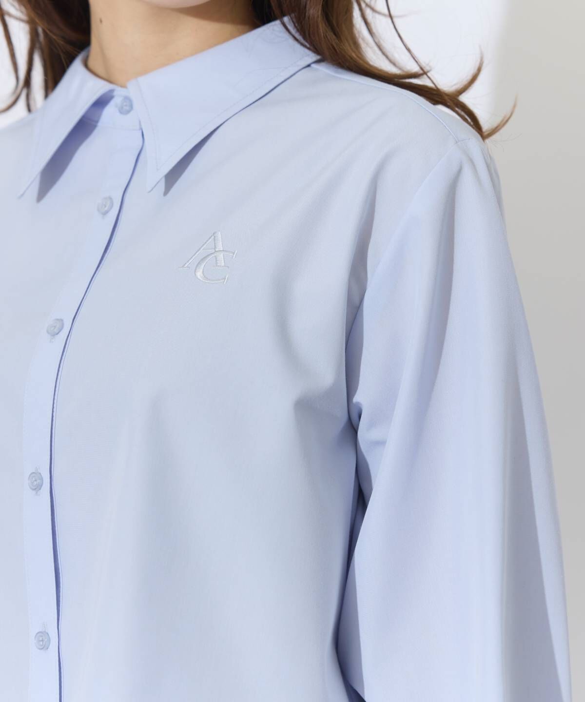 アンドクチュール「AC刺繍ボウタイシャツ」|シャツ・ブラウス|