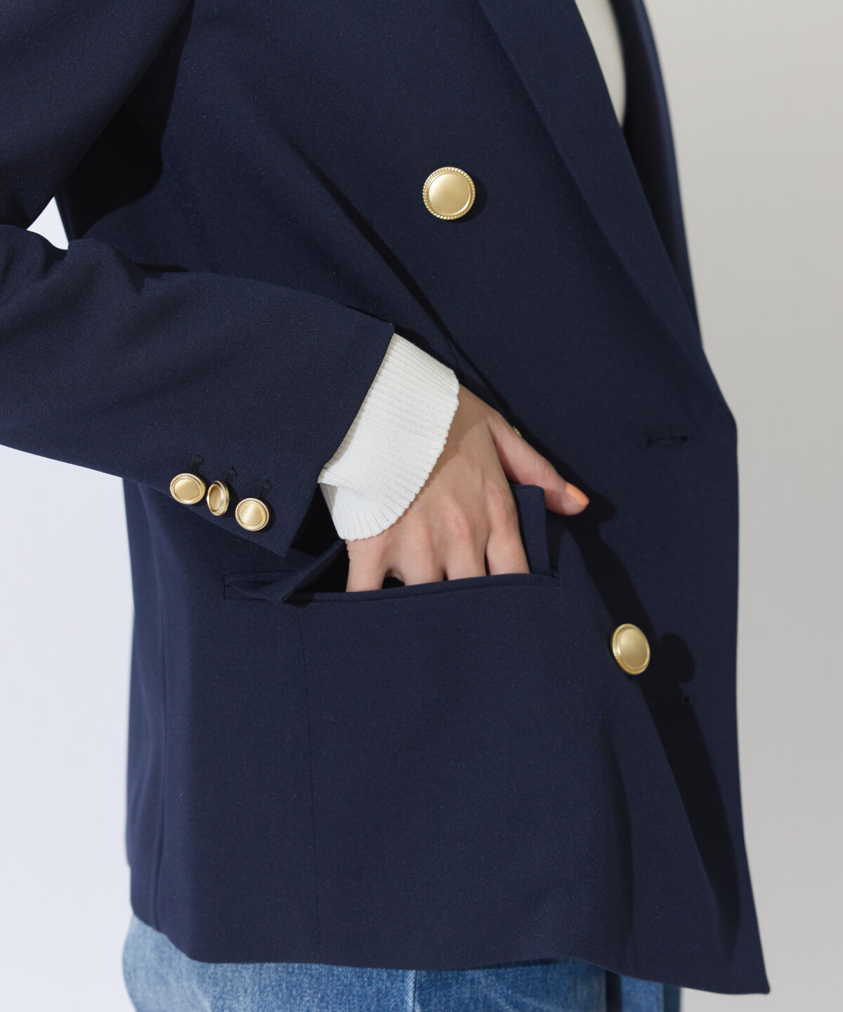 アンドクチュール「ダブルテーラードジャケット」|テーラードジャケット|