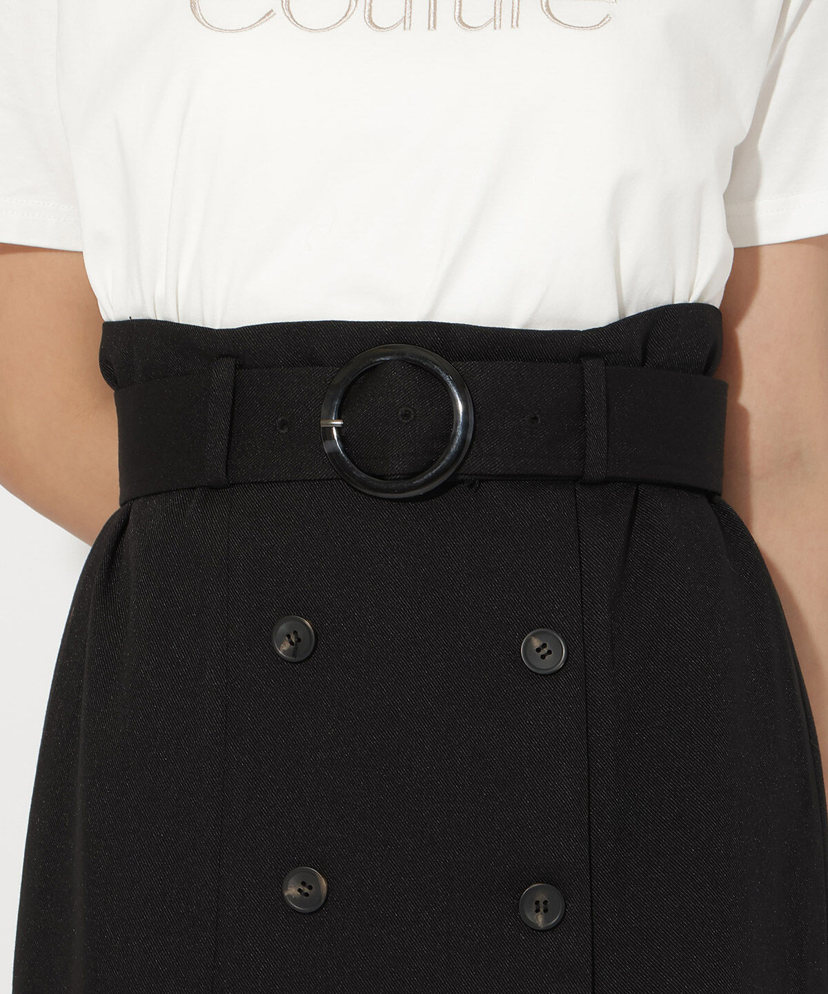 アンドクチュール「トレンチマーメイドスカート」|フレア|