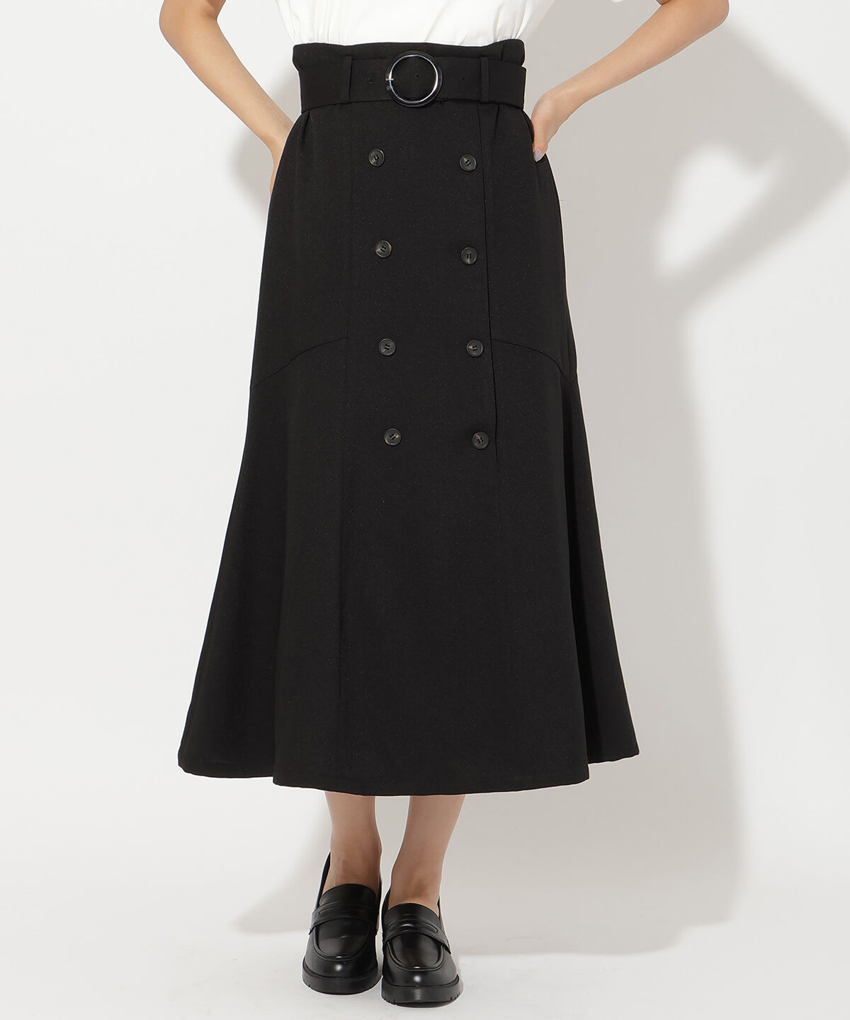 アンドクチュール「トレンチマーメイドスカート」|フレア|