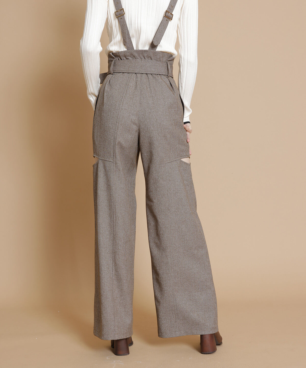 REDYAZEL「カットアウトサス付きワイドパンツ」|その他|