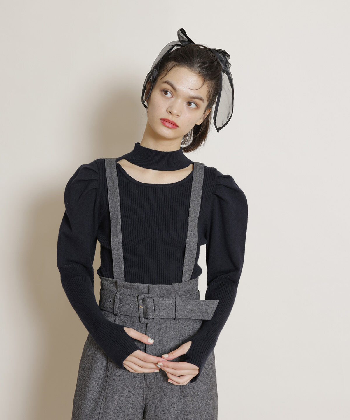 REDYAZEL「カットアウトサス付きワイドパンツ」|その他|