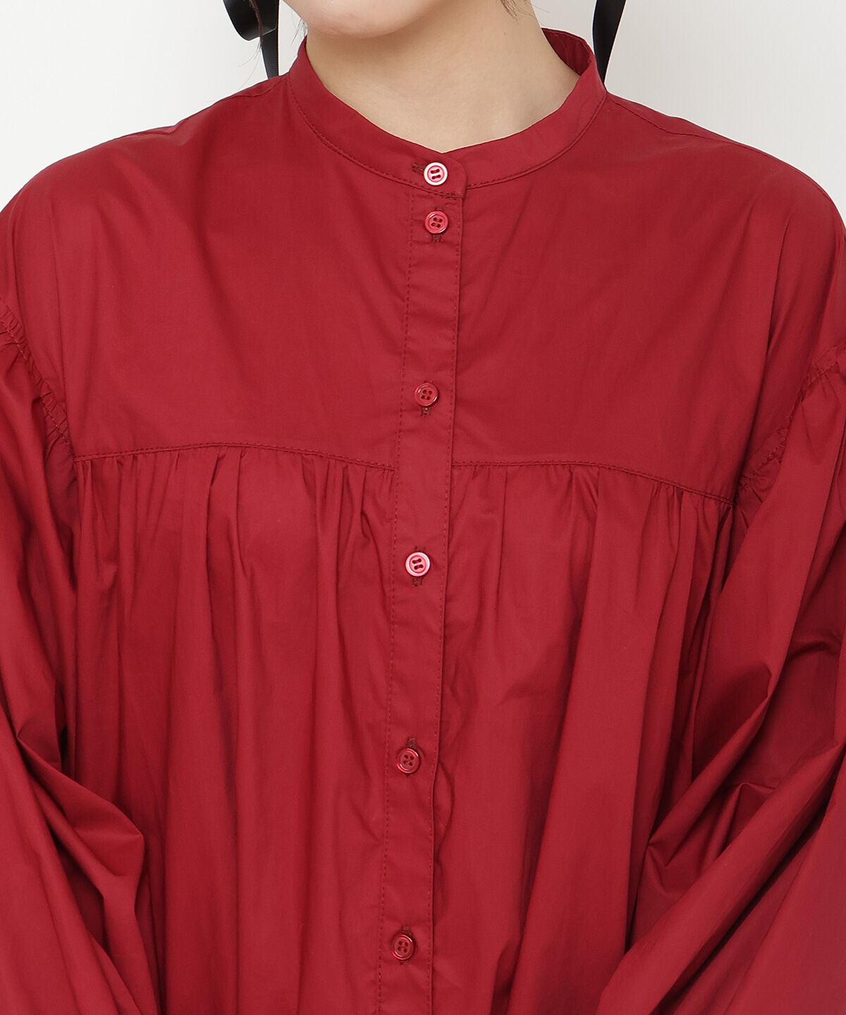 REDYAZEL「シャツボリュームミニワンピース」|ワンピース|