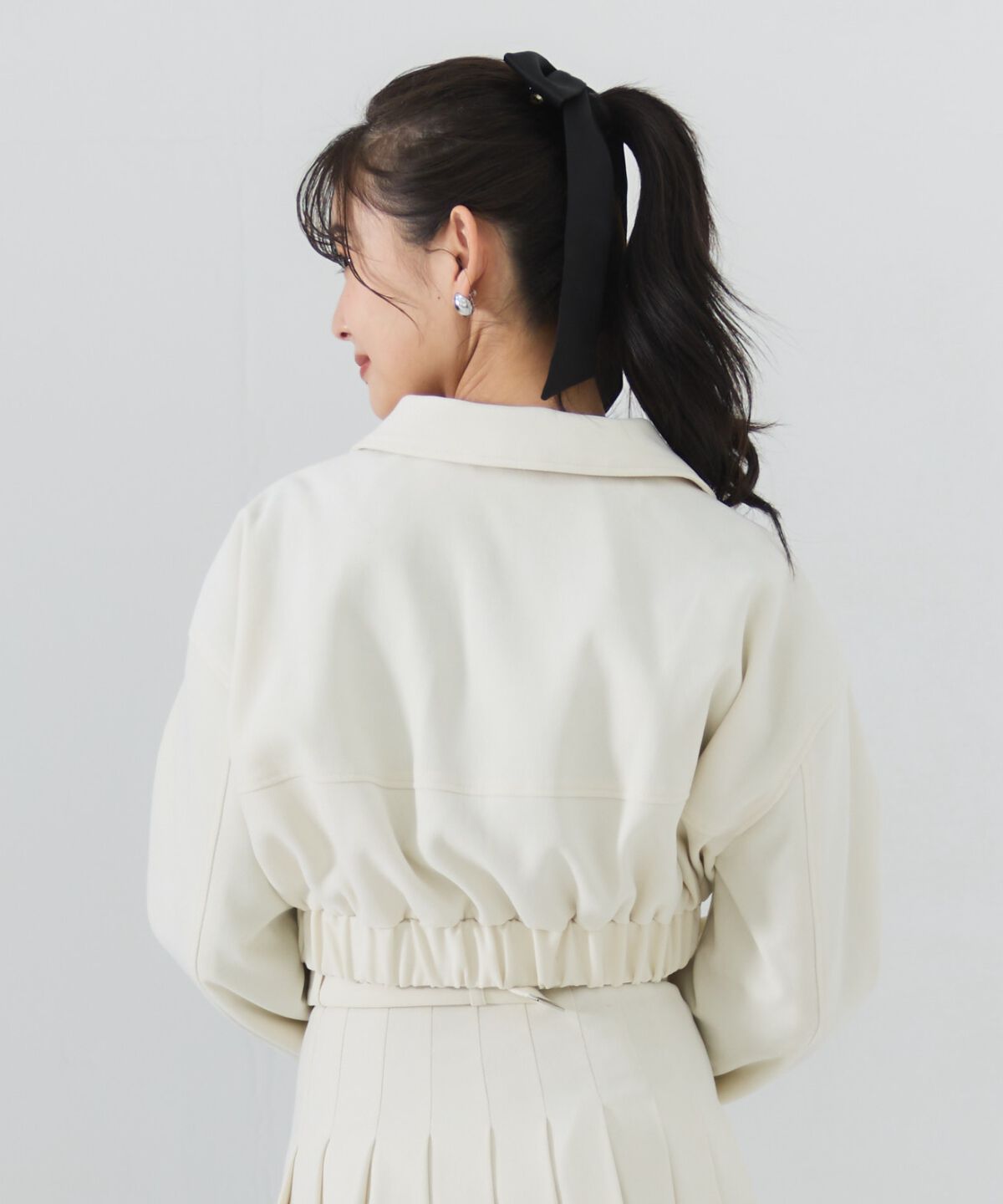 REDYAZEL「フロントジップショートブルゾン」|ブルゾン・スタジャン|