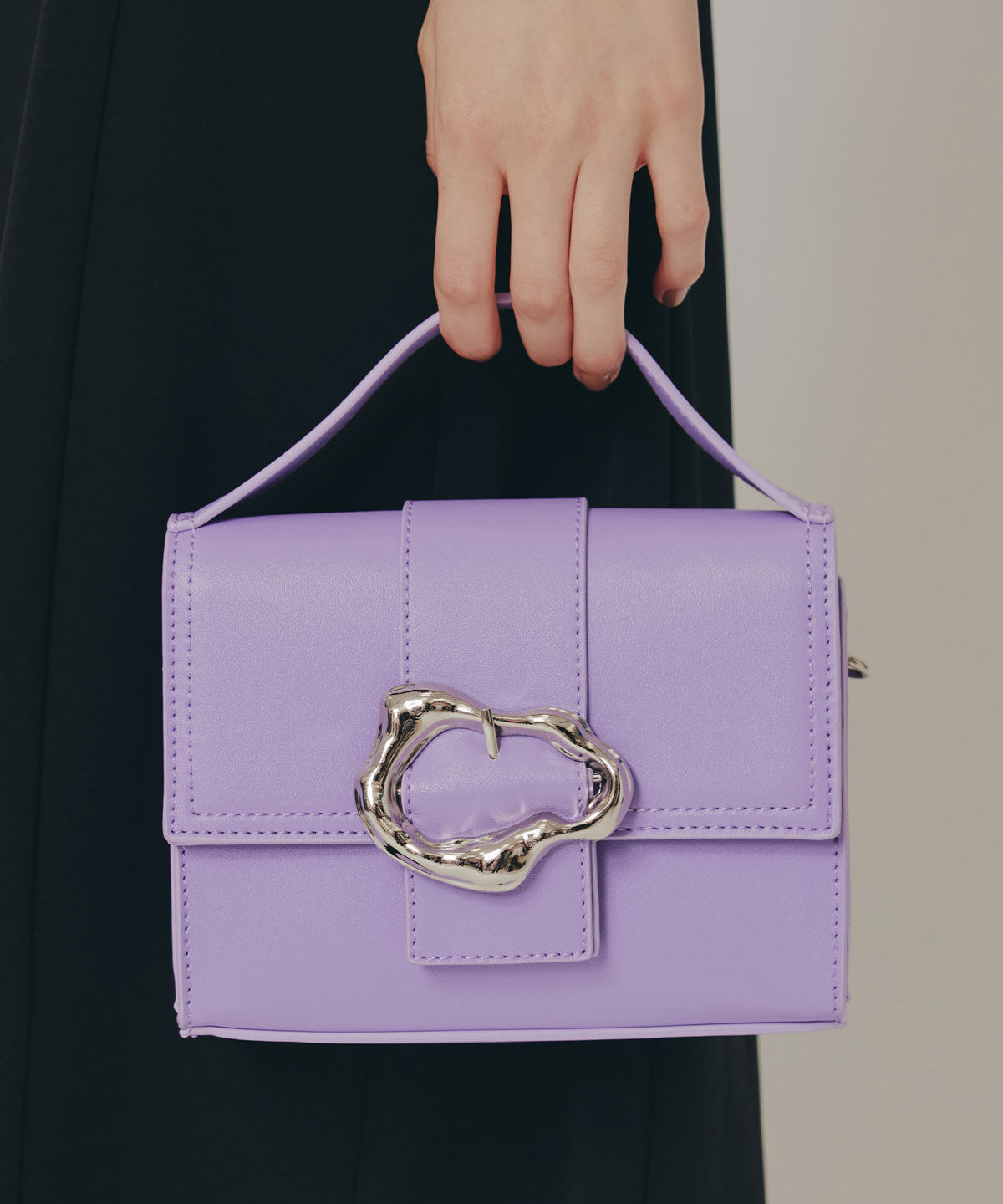 REDYAZEL「バックルデザインロゴストラップミニバッグ」|ショルダー・メッセンジャー|