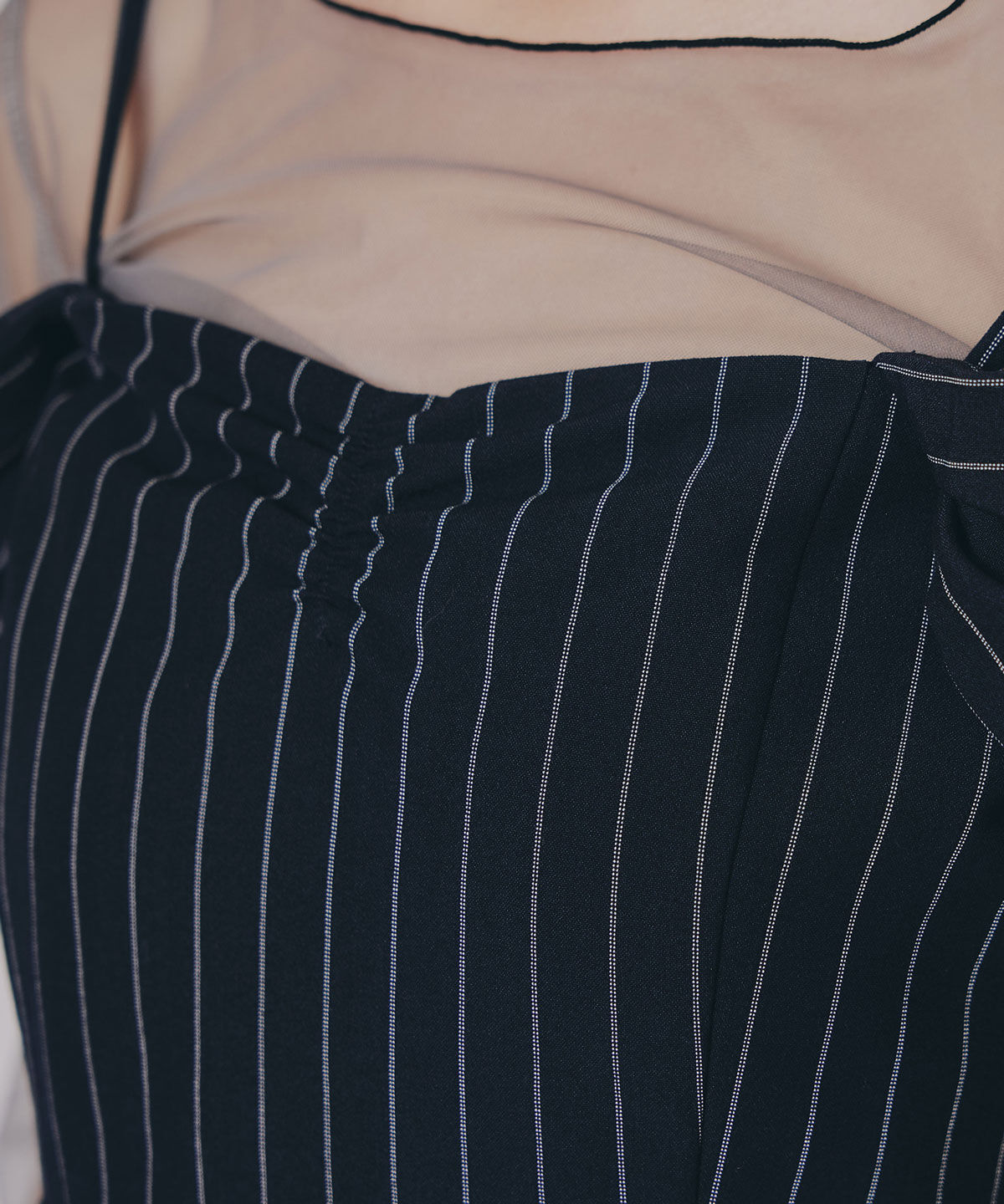 REDYAZEL「ストライプ2WAYフレアミニワンピース」|ワンピース|