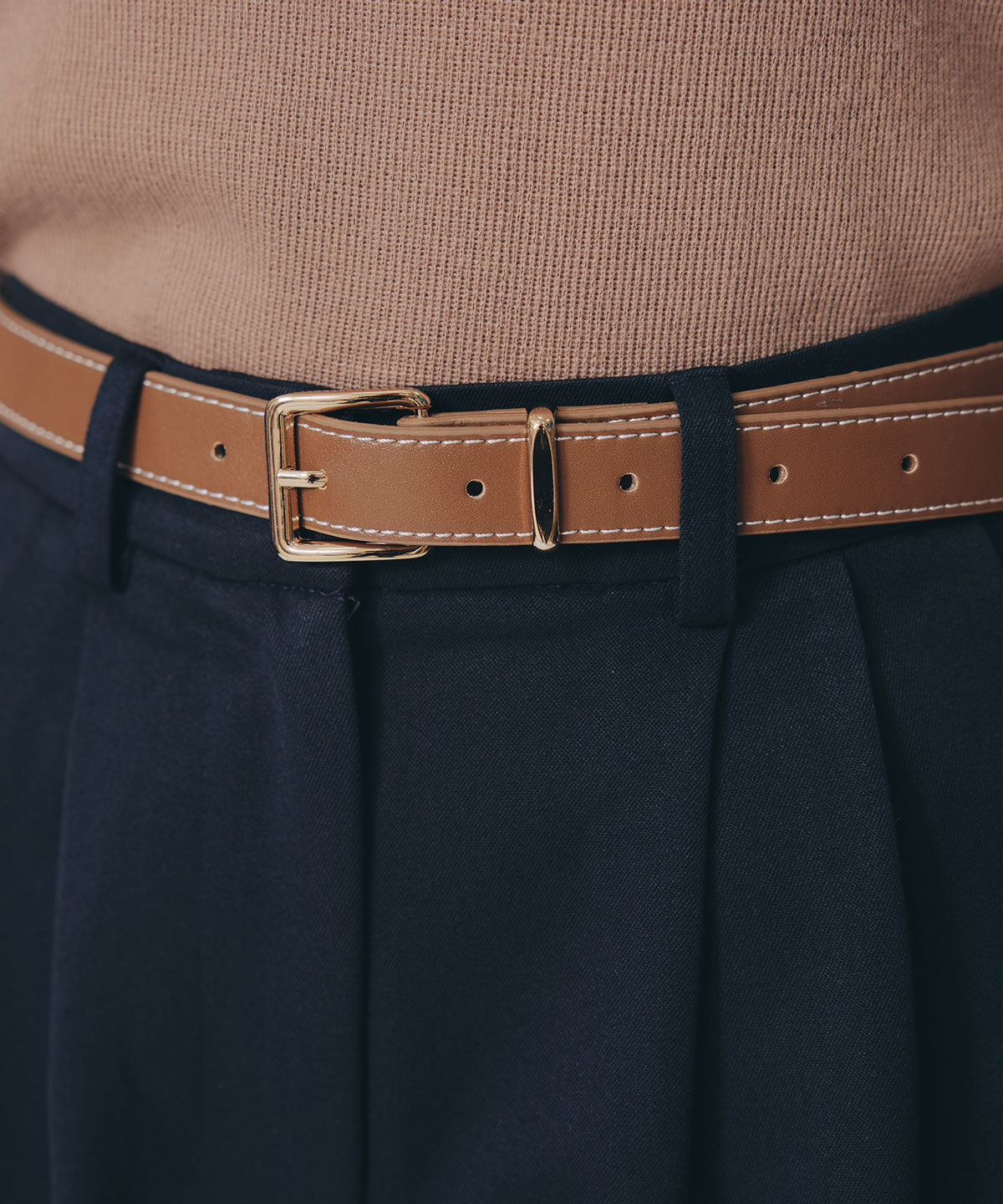 REDYAZEL「ハイウエストタックショートパンツ」|キュロット|