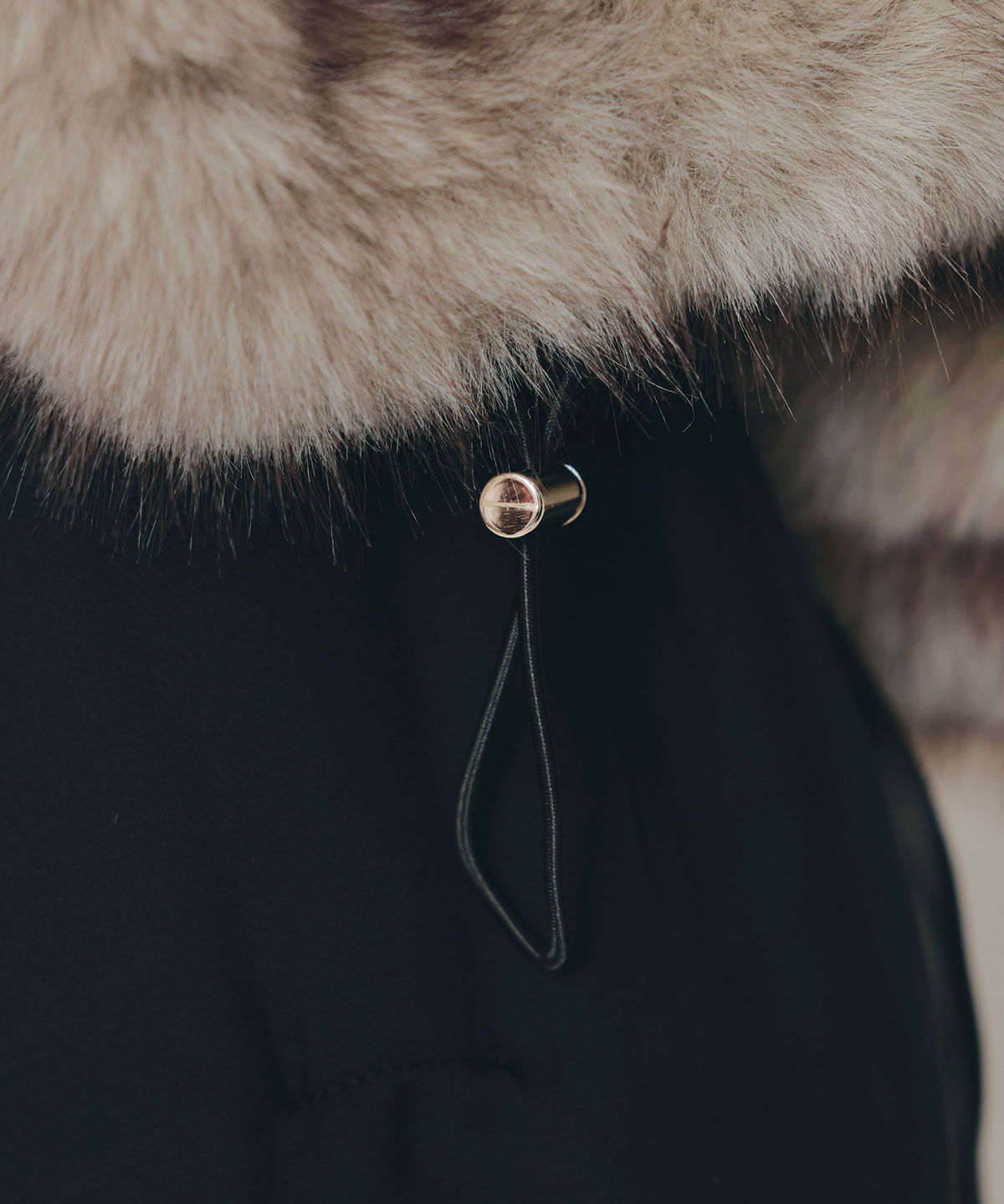 REDYAZEL「フォックスファーライクフーディショートジャケット」|その他|