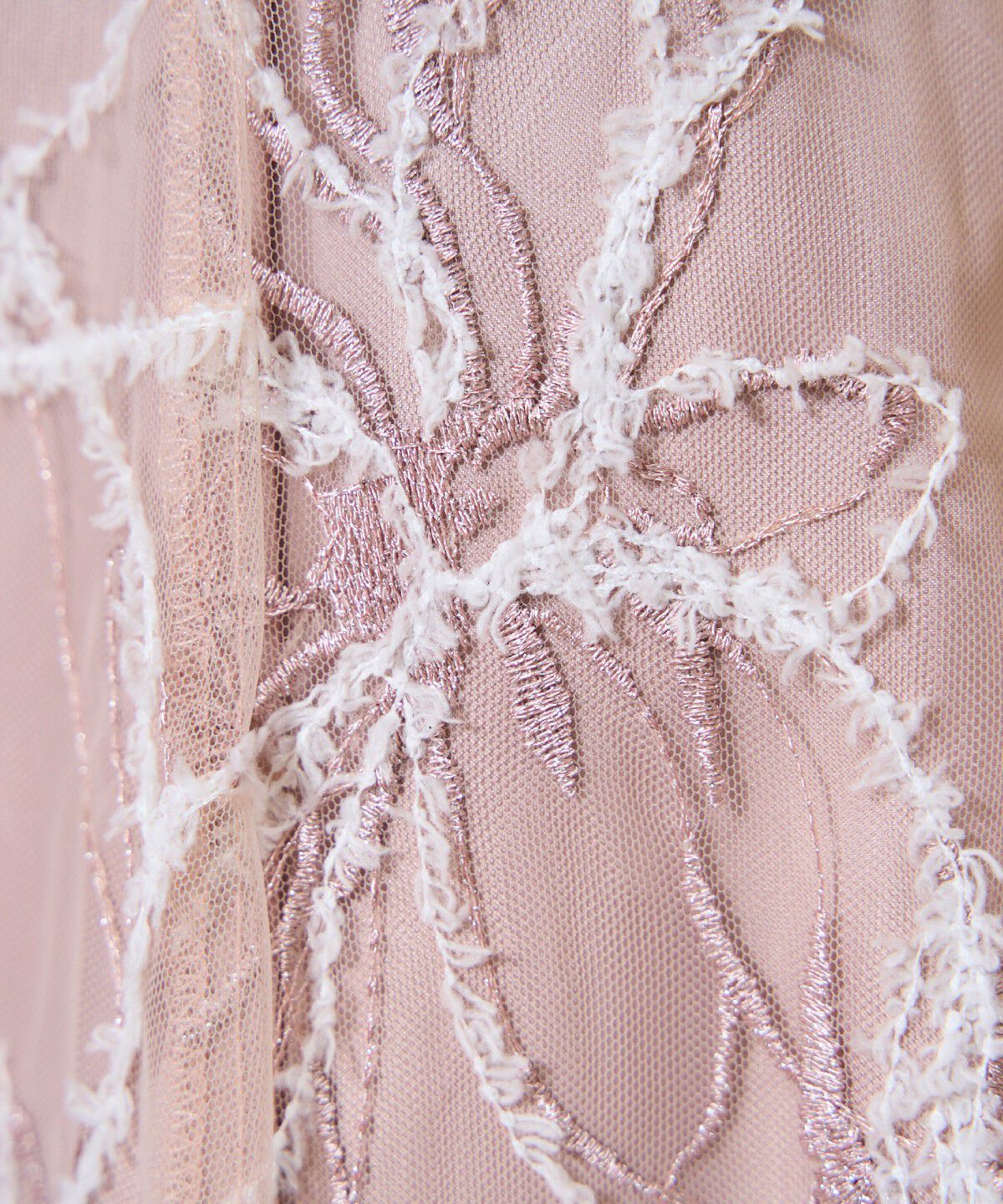 WILLSELECTION「ラメ刺繍チュールフレアスカート」|フレア|