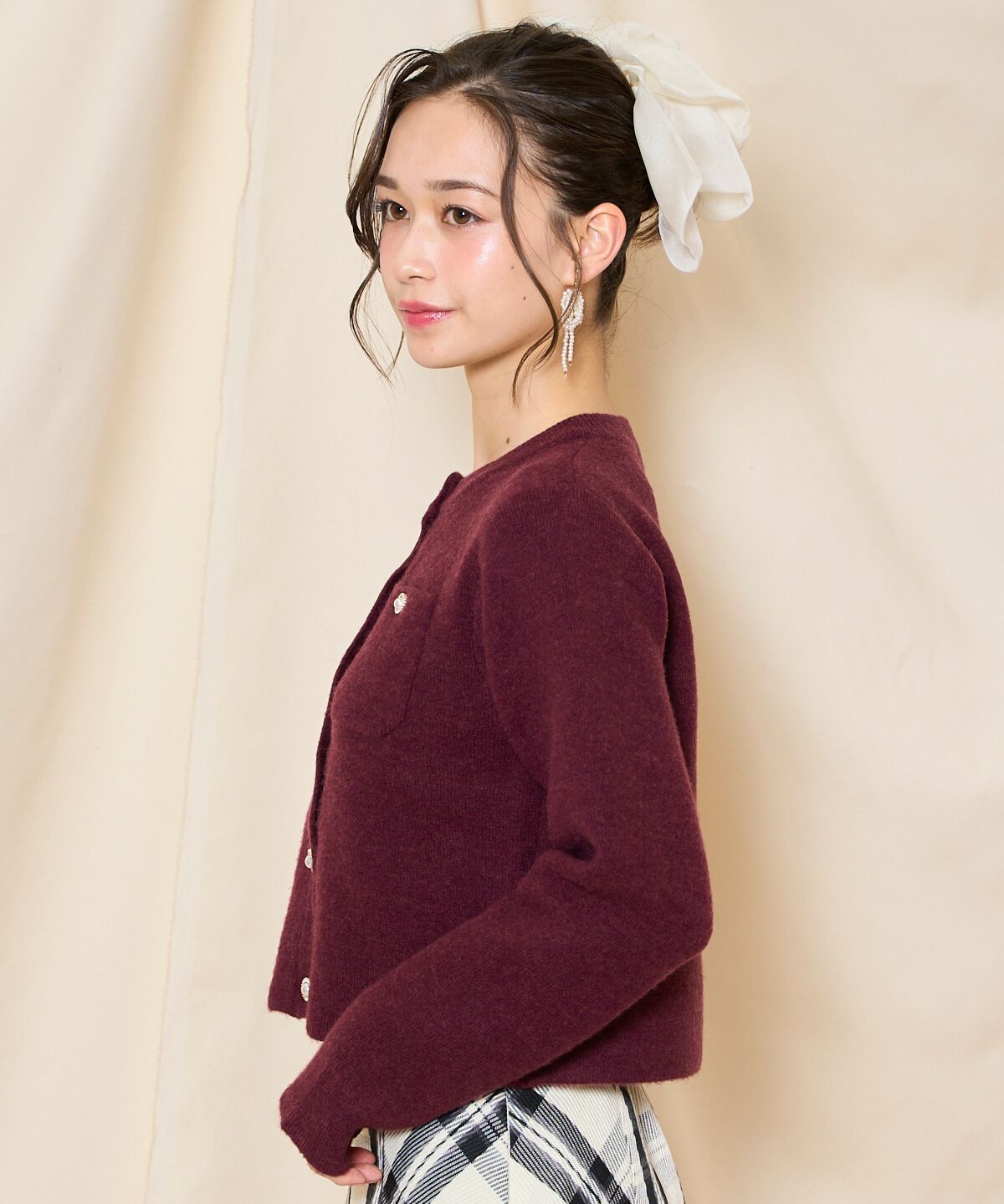 WILLSELECTION「モヘアライクニットジャケット」|カーディガン|