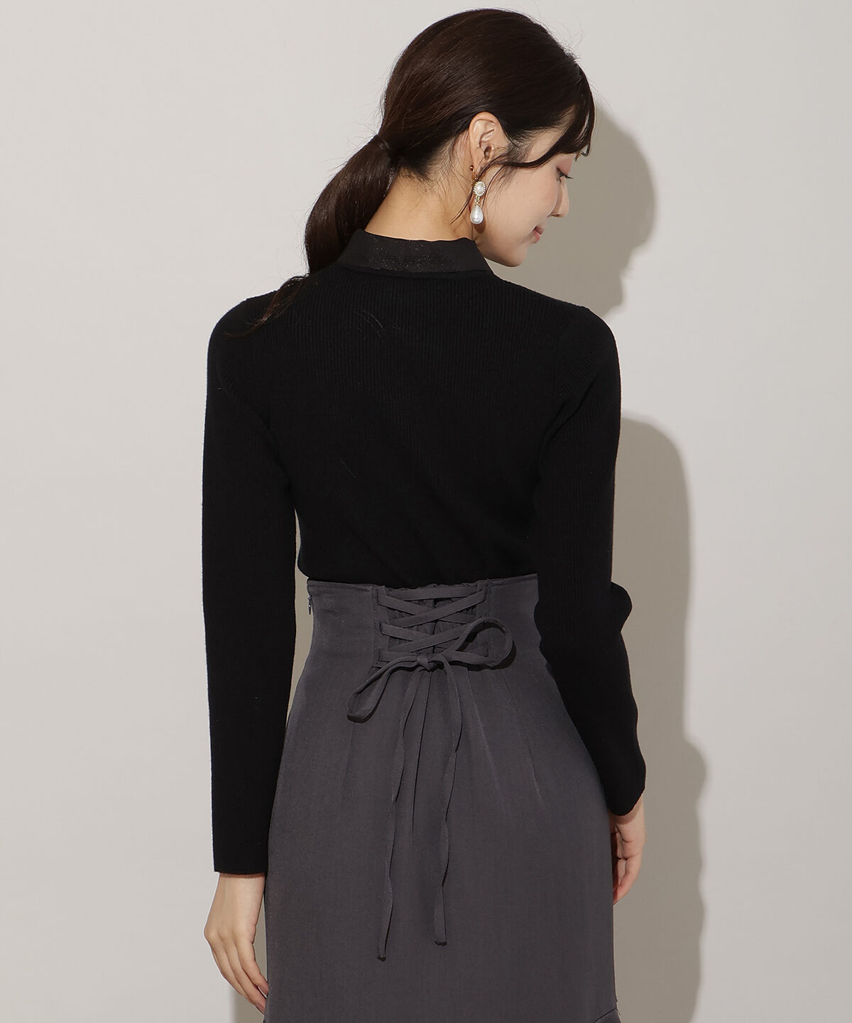 WILLSELECTION「シアーリボンニット」|ニット・セーター|