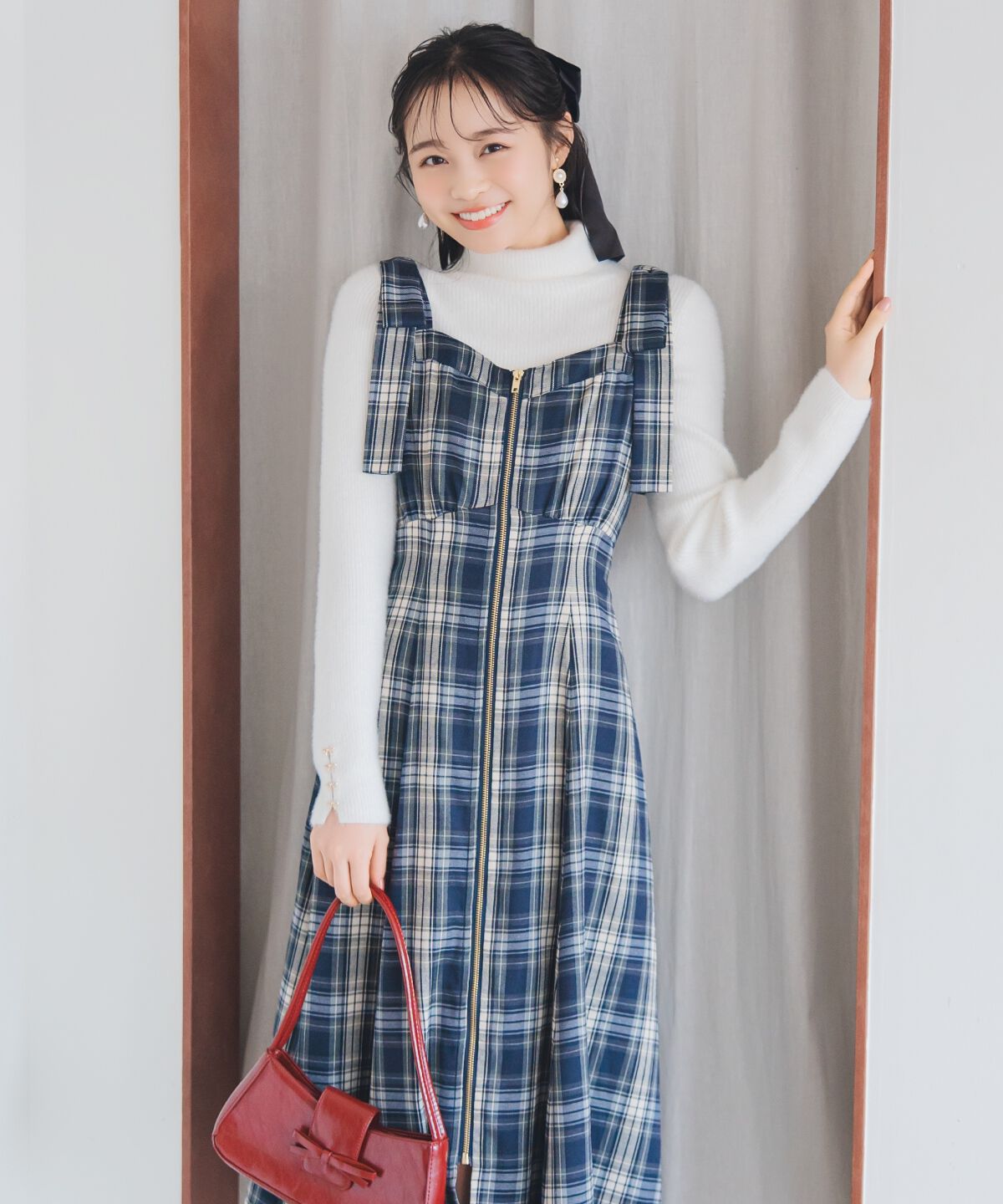 WILLSELECTION「FOXライクヤーンタートルネックプルオーバー」|ニット・セーター|