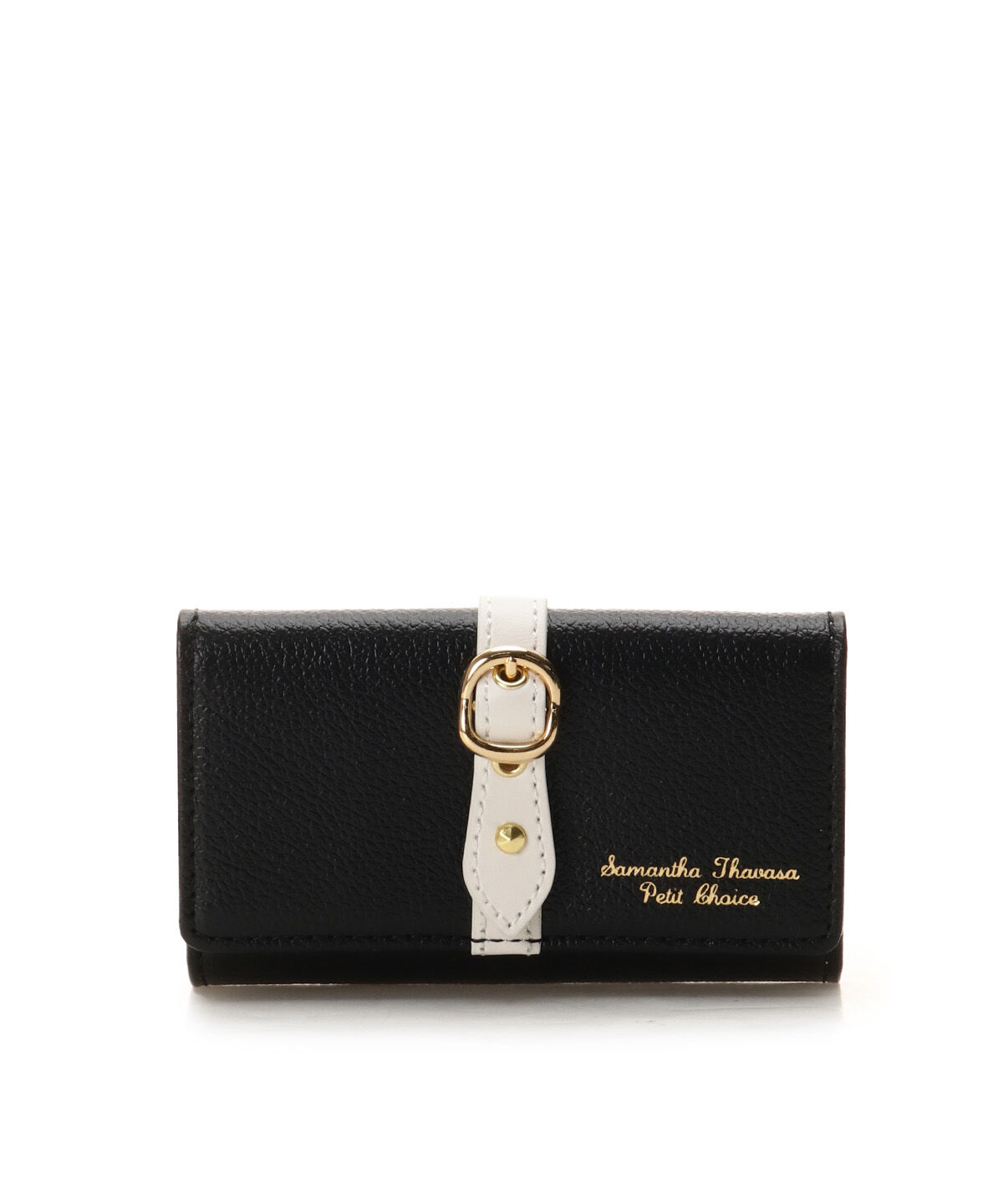 Samantha Thavasa Petit Choice「フロントベルト キーケース」|キーケース|ブラック