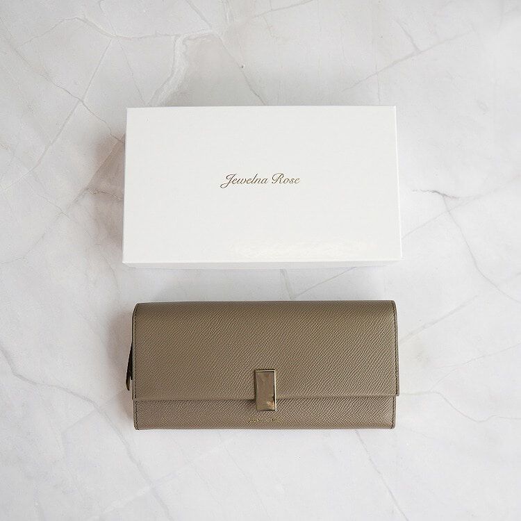 Jewelna Rose「Jewelna Rose ブリヨン・ウォレット 本革 長財布 15143」|財布|
