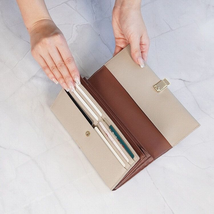 Jewelna Rose「Jewelna Rose ブリヨン・ウォレット 本革 長財布 15143」|財布|