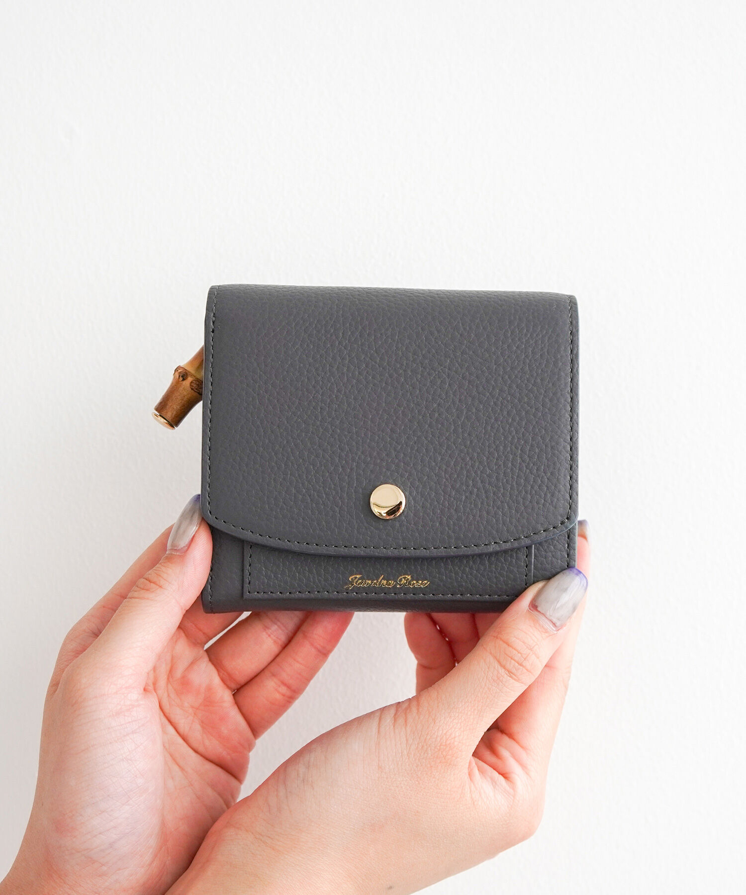 Jewelna Rose「Jewelna Rose フォリー・ウォレット 本革 二つ折り財布 15146」|財布|