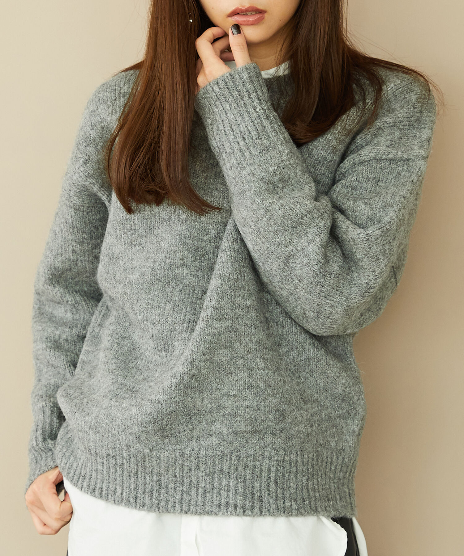 ORiental TRaffic「ニットプルオーバー/MO33N05」|ニット・セーター|GREY