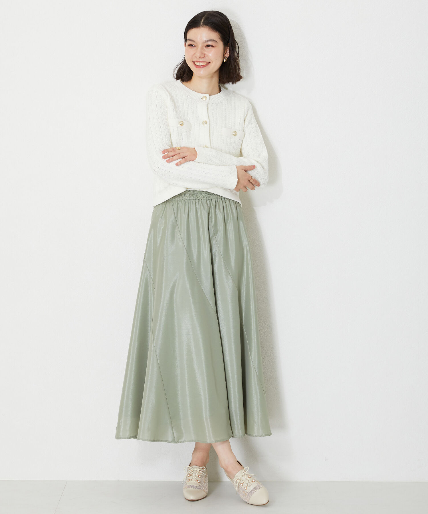 ORiental TRaffic「チュールレースアップパンプス/41105」|パンプス|