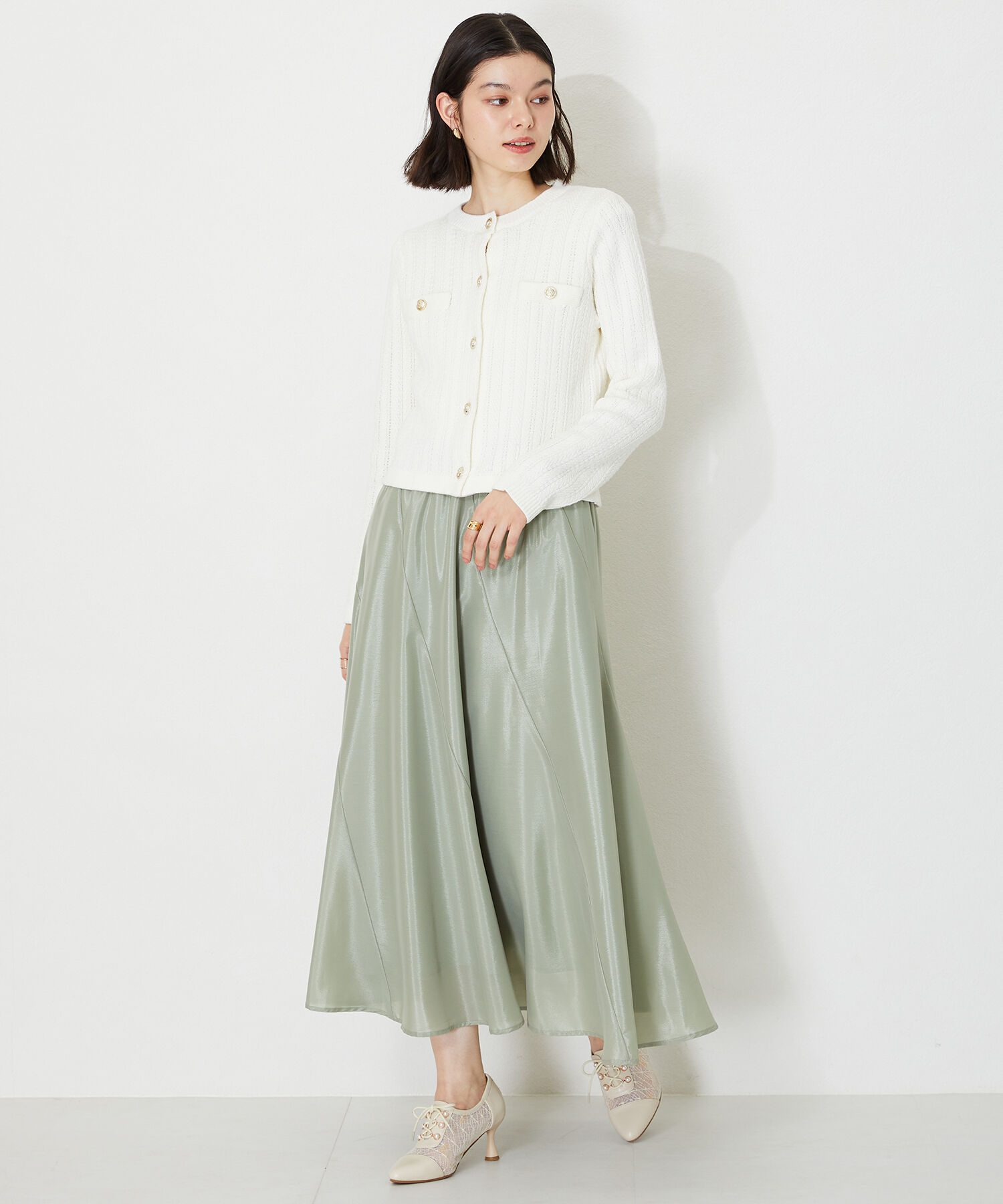 ORiental TRaffic「チュールレースアップパンプス/41105」|パンプス|