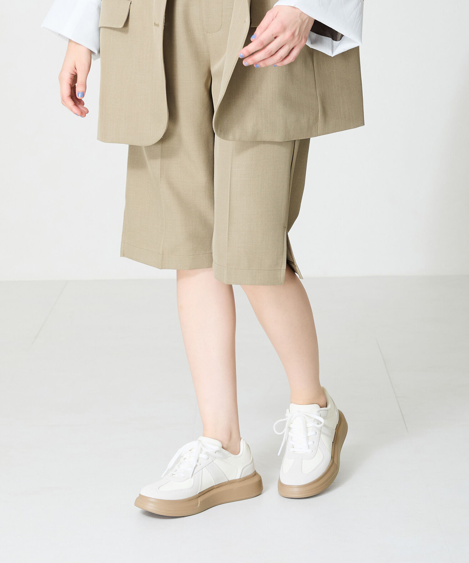 ORiental TRaffic「●2025春夏新作●厚底ジャーマンスニーカー/OT3763」|スニーカー|