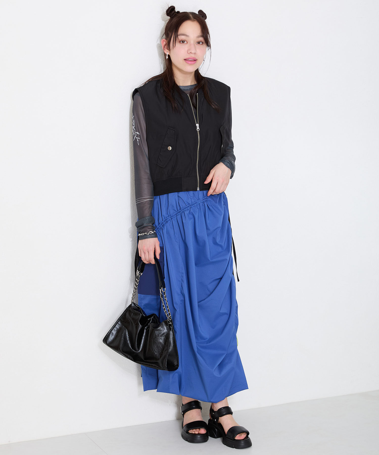 ORiental TRaffic「●2025春夏新作●ソフトレザースクエアハンドバッグ/BA-250」|ショルダー・メッセンジャー|