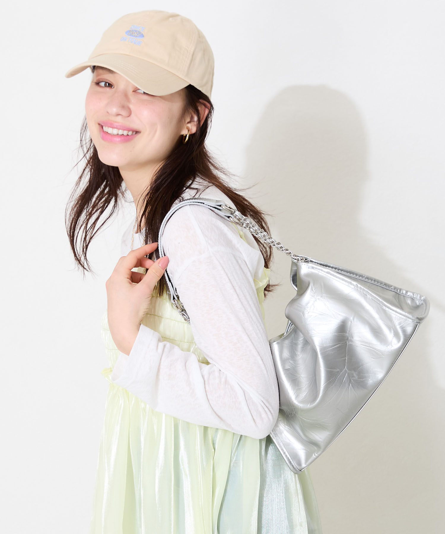 ORiental TRaffic「●2025春夏新作●ソフトレザースクエアハンドバッグ/BA-250」|ショルダー・メッセンジャー|