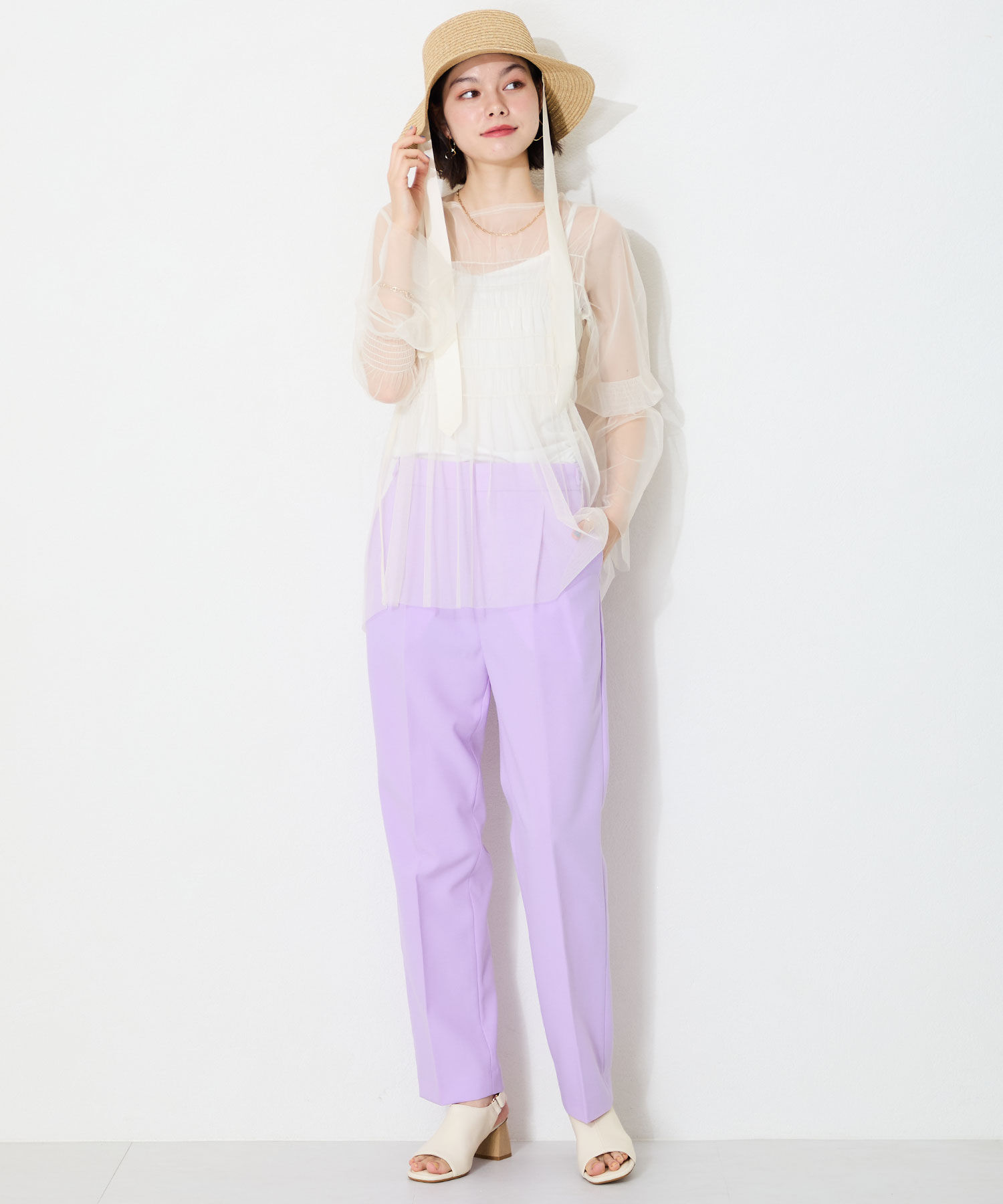 ORiental TRaffic「●2025春夏新作●甲深ソフトレザーサンダル/51205 サンダル トレンド 人気 売れてる クッション」|サンダル|