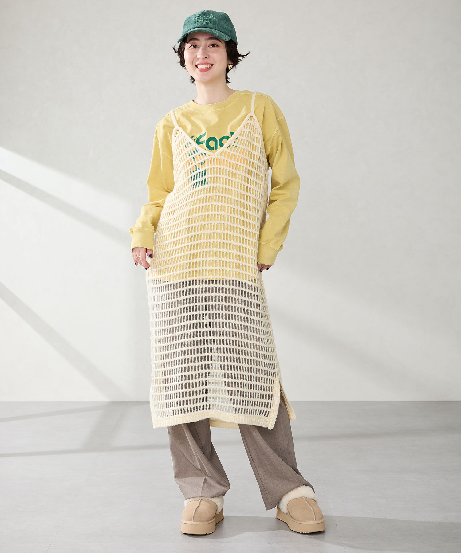 ORiental TRaffic「●2025秋冬新作● 【 厚底 】 ムートン 2way サンダル /51320 防寒」|サンダル|