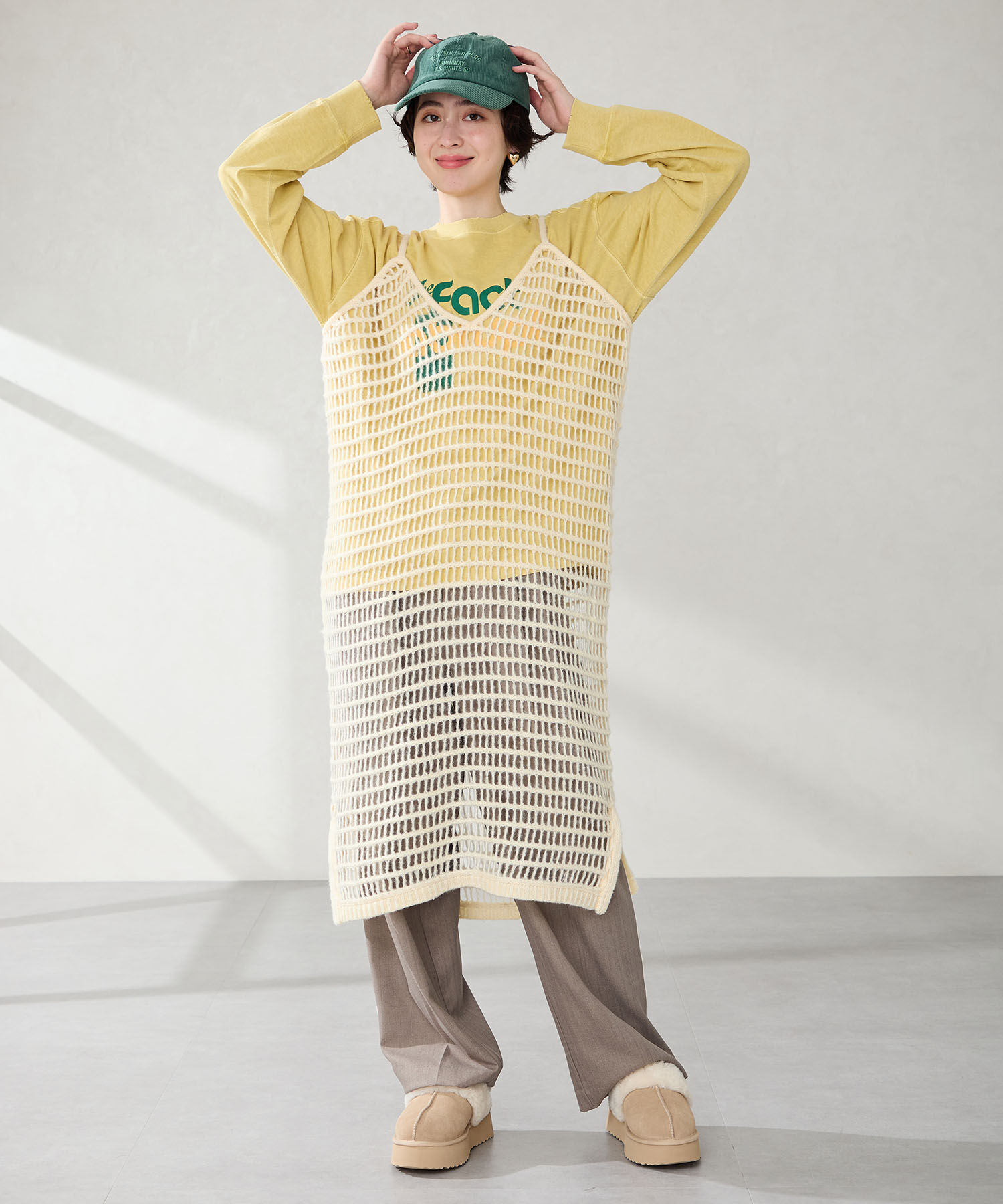 ORiental TRaffic「●2025秋冬新作● 【 厚底 】 ムートン 2way サンダル /51320 防寒」|サンダル|