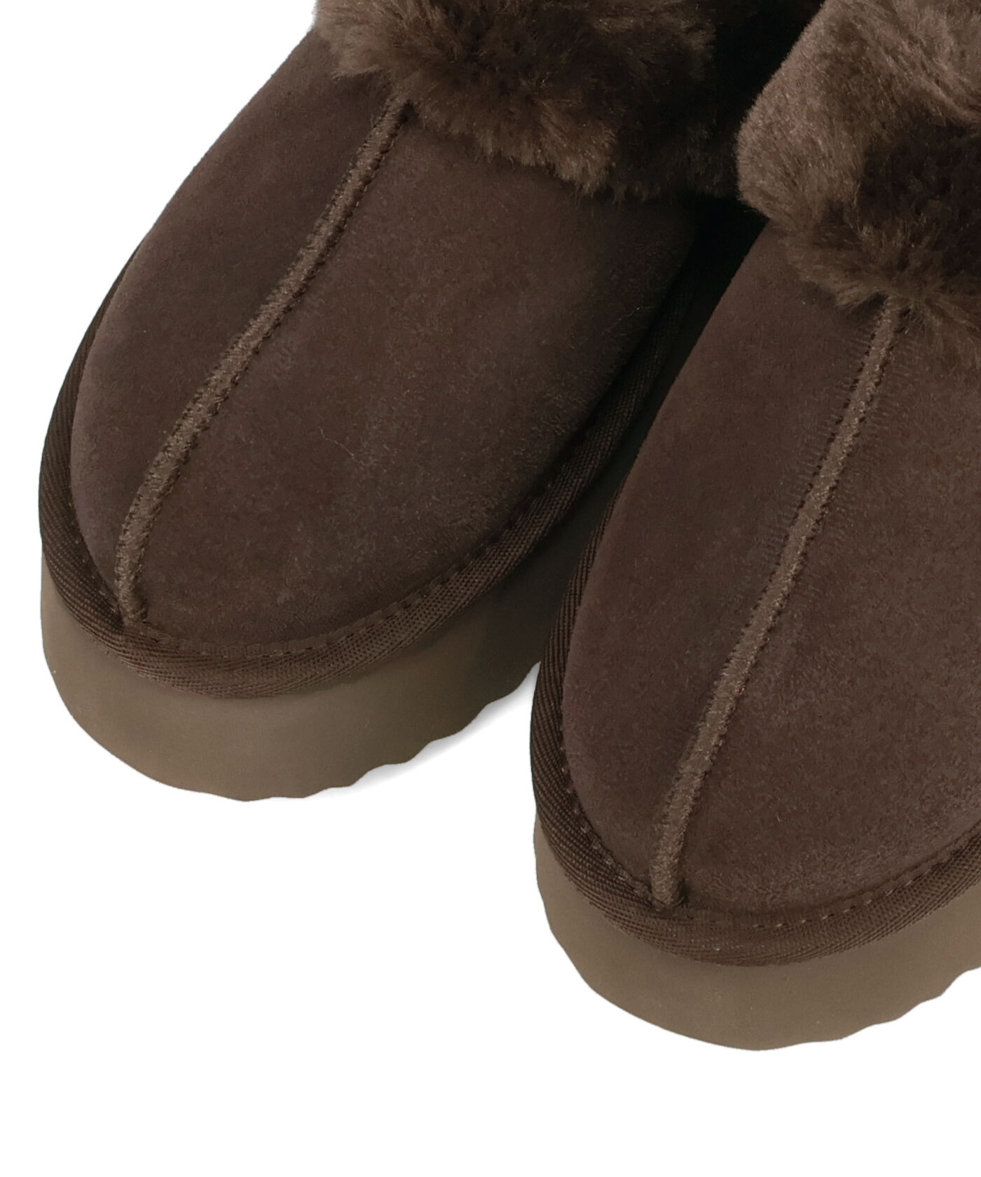 ORiental TRaffic「●2025秋冬新作● 【 厚底 】 ムートン 2way サンダル /51320 防寒」|サンダル|