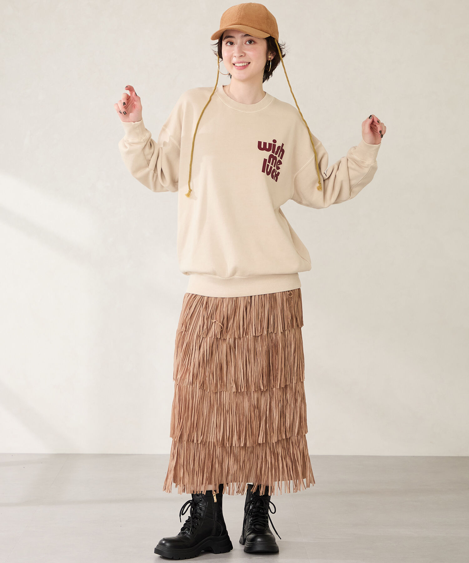 ORiental TRaffic「●2025秋冬新作● 厚底 レースアップブーツ /51401」|ショートブーツ|