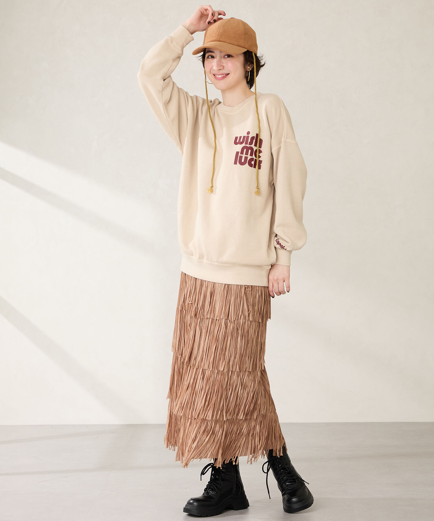 ORiental TRaffic「●2025秋冬新作● 厚底 レースアップブーツ /51401」|ショートブーツ|