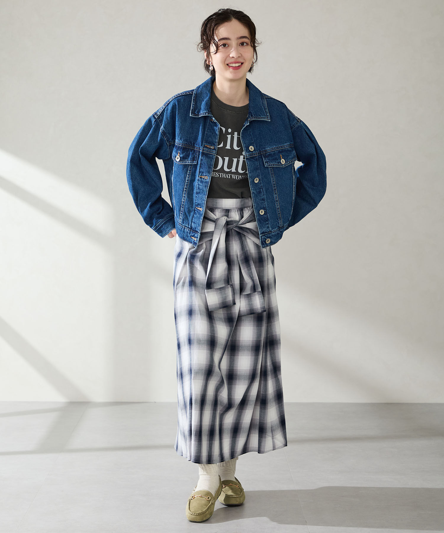 WA Oriental TRaffic「●2025秋冬新作● ビット モチーフ付き ファー モカシン /52318 ムートン 防寒」|モカシン|