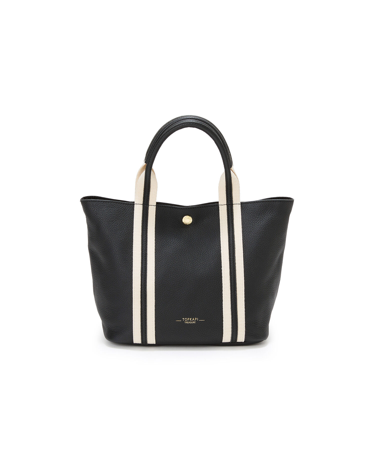 TOPKAPI TREASURE「ソフトシュリンク テープコンビ ミニ トート バッグ ショルダーベルト付」|トートバッグ|ブラック