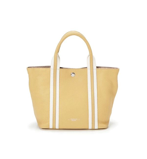 TOPKAPI TREASURE「ソフトシュリンク テープコンビ ミニ トート バッグ ショルダーベルト付」|トートバッグ|