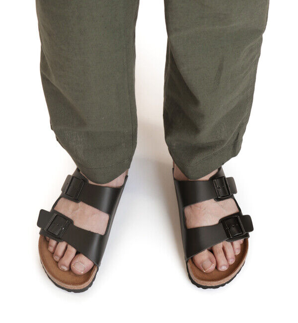 BIRKENSTOCK「【ビルケンシュトック】アリゾナ/ブラック ナチュラルレザー/サンダル メンズ レディース」|サンダル|
