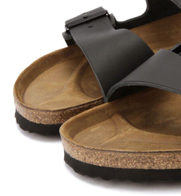 BIRKENSTOCK「【ビルケンシュトック】アリゾナ/ブラック ナチュラルレザー/サンダル メンズ レディース」|サンダル|