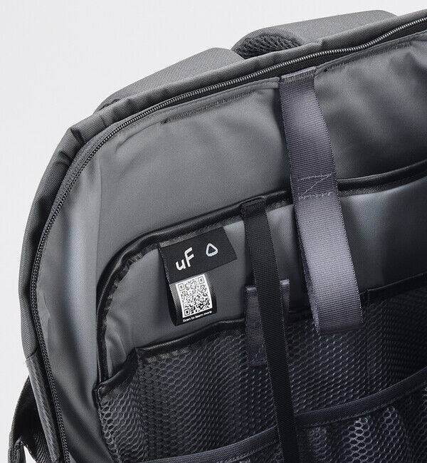 uF「【ユーエフ】ディレクターズバッグ2 L/ブラック ポリエステル/バックパック/uF」|リュック|