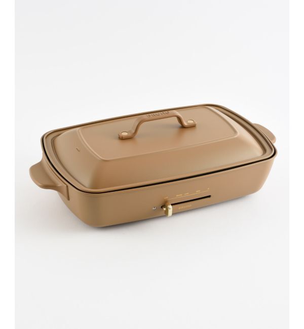 BRUNO「ホットプレートグランデサイズ＋深鍋＋グリルプレートセット レシピ付き」|電化製品|