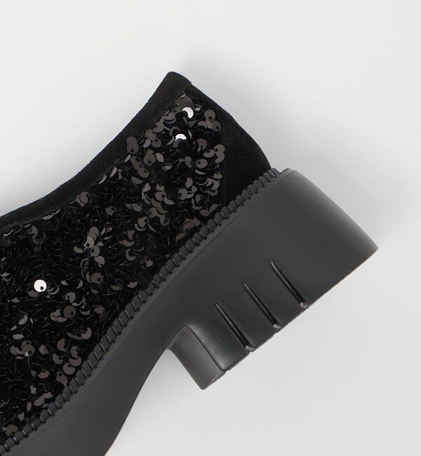 ODETTE E ODILE「＜SY＞ ラウンド スリッポン スパンコール フラット55&uarr;」|スリッポン|