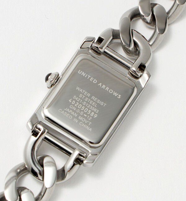 UNITED ARROWS「スクエア チェーン 腕時計」|腕時計|