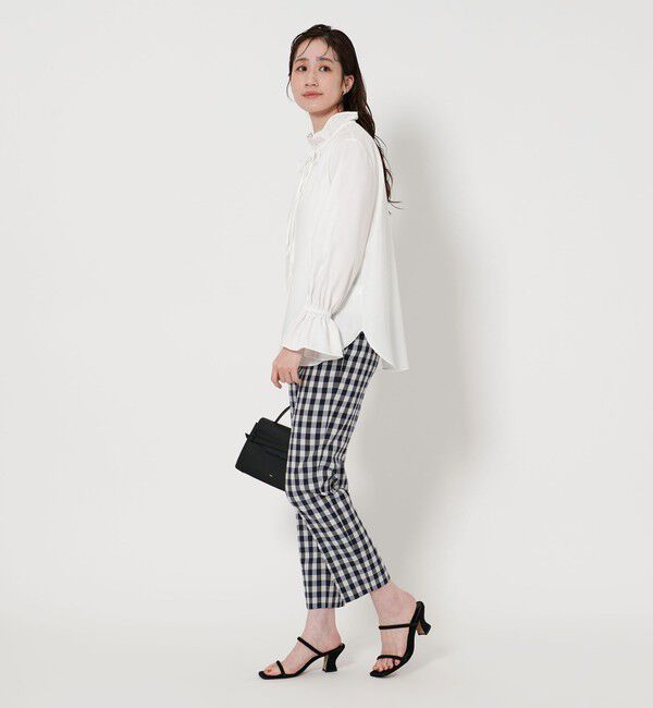 UNITED ARROWS「フリルカラー フレアスリーブ ブラウス」|シャツ・ブラウス|