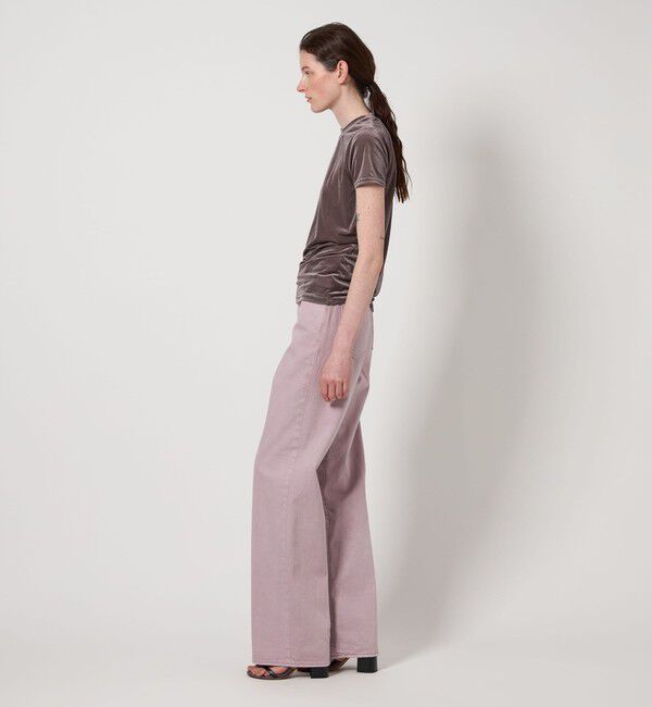 AEWEN MATOPH「＜AEWEN MATOPH＞シアー ベロア Tシャツ」|Tシャツ・カットソー|