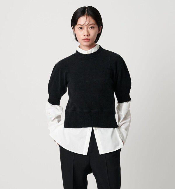 AEWEN MATOPH「＜AEWEN MATOPH＞サテンポイントシャツ ‐ ウォッシャブル ‐」|シャツ・ブラウス|