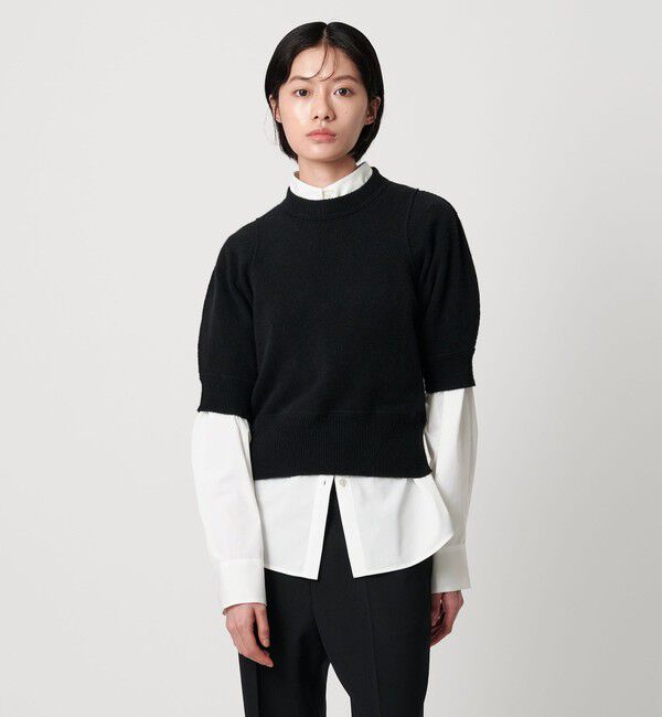 AEWEN MATOPH「＜AEWEN MATOPH＞サテンポイントシャツ ‐ ウォッシャブル ‐」|シャツ・ブラウス|